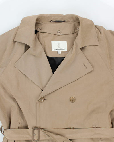 London Fog Beige Trench Coat - L