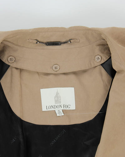 London Fog Beige Trench Coat - L
