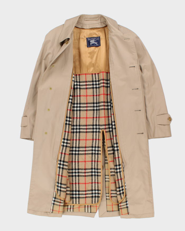 Burberry Lined Trench Coat - M