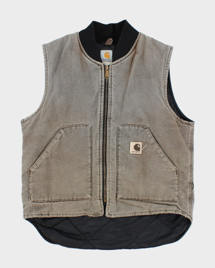 Vintage Carhartt Workwear Quilted Gilet - L