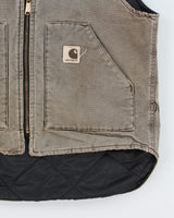 Vintage Carhartt Workwear Quilted Gilet - L
