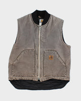Vintage Carhartt Faded Workwear Gilet - L