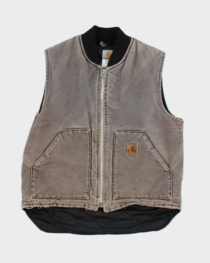 Vintage Carhartt Faded Workwear Gilet - L