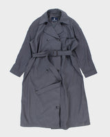 Vintage London Fog Grey Trench Coat - L