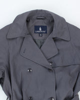 Vintage London Fog Grey Trench Coat - L