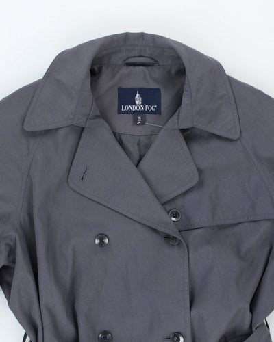 Vintage London Fog Grey Trench Coat - L