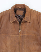 Vintage Denver Hayes Brown Leather Jacket - XL