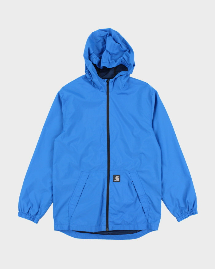 Carhartt Blue Waterproof Hooded Jacket - XL