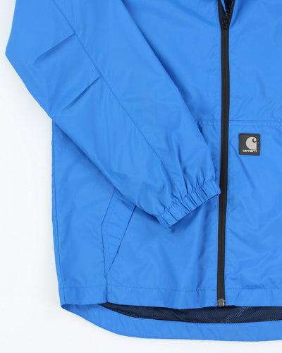 Carhartt Blue Waterproof Hooded Jacket - XL