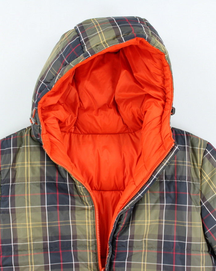 Barbour Reversible Hooded Puffer Jacket - M