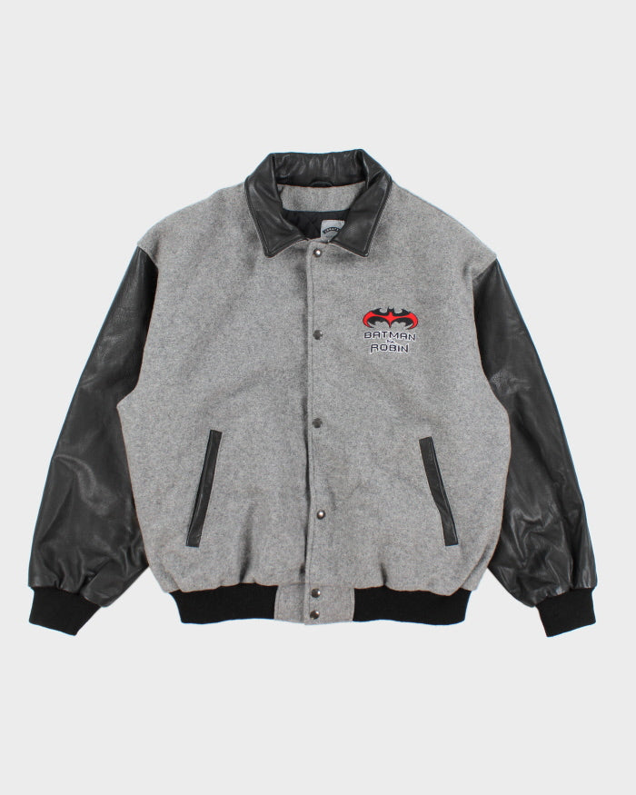 Vintage 1997 Batman & Robin Baseball Jacket - XL
