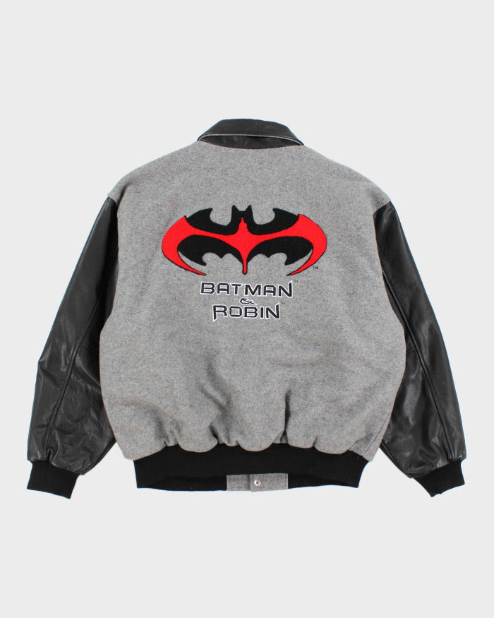 Vintage 1997 Batman &amp; Robin Baseball Jacket - XL