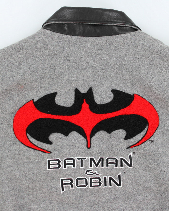 Vintage 1997 Batman &amp; Robin Baseball Jacket - XL