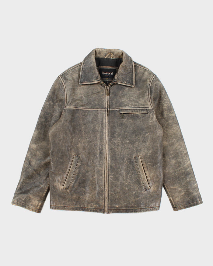 Vintage Lakeland Brown Leather Jacket - XL