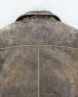Vintage Lakeland Brown Leather Jacket - XL