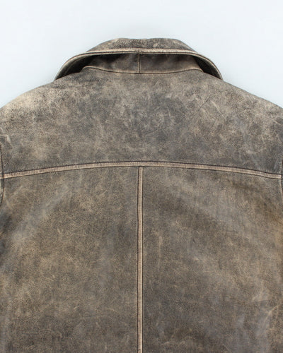 Vintage Lakeland Brown Leather Jacket - XL