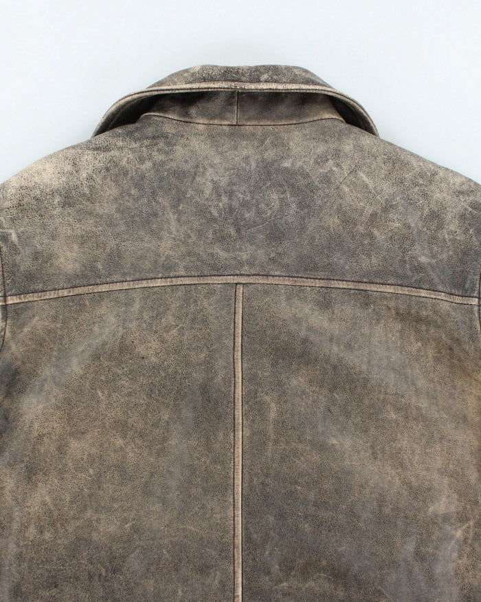 Vintage Lakeland Brown Leather Jacket - XL