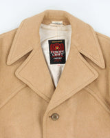 Vintage 70s Europe Craft Beige Wool Coat - L
