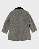 Vintage 70s Sir Jac Faux Fur Lined Wool Coat - L