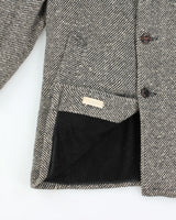 Vintage 70s Sir Jac Faux Fur Lined Wool Coat - L
