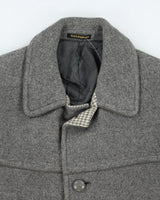 Vintage Buckingham Grey Wool Coat - L