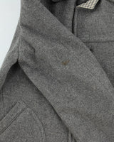 Vintage Buckingham Grey Wool Coat - L