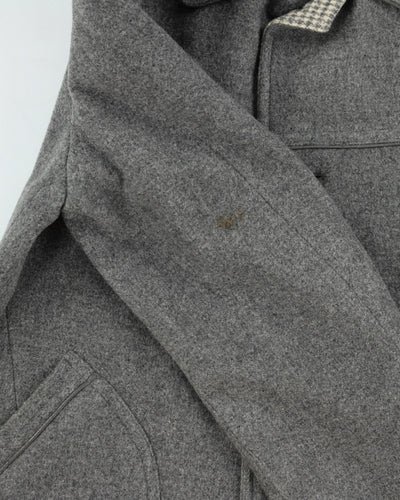 Vintage Buckingham Grey Wool Coat - L