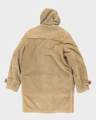 Vintage Gloverall Beige Hooded Duffle Coat - L