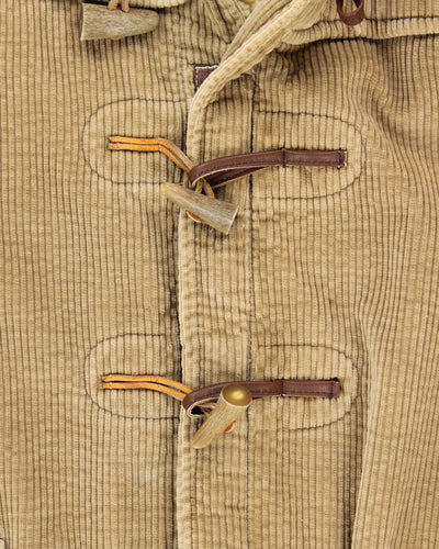 Vintage Gloverall Beige Hooded Duffle Coat - L