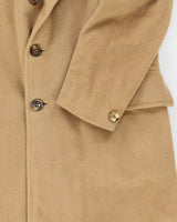Vintage Beige Camelhair Wool Coat - L