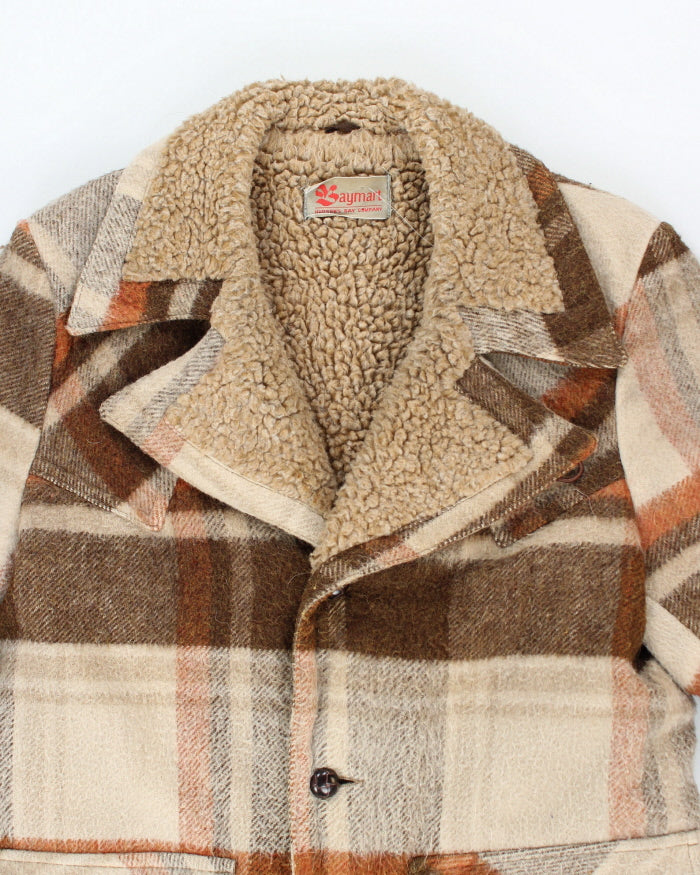 Vintage Baymart Hudson's Bay Company Patterned Coat - L