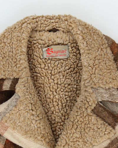 Vintage Baymart Hudson's Bay Company Patterned Coat - L