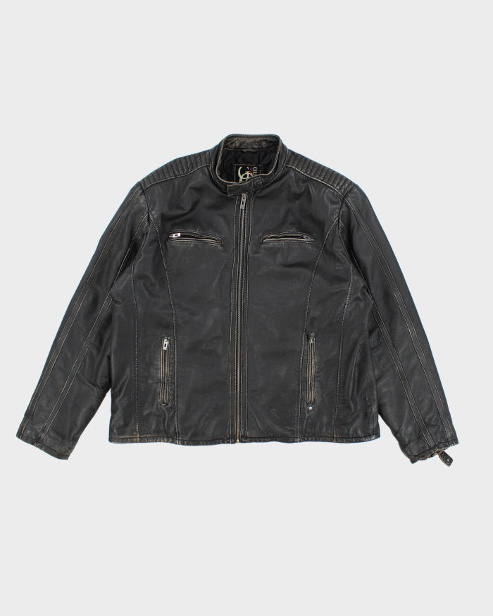 Vintage Y2K Guess Dream Wear Leather Jacket - XXL