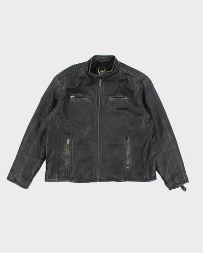 Vintage Y2K Guess Dream Wear Leather Jacket - XXL