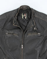 Vintage Y2K Guess Dream Wear Leather Jacket - XXL