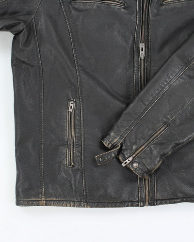 Vintage Y2K Guess Dream Wear Leather Jacket - XXL