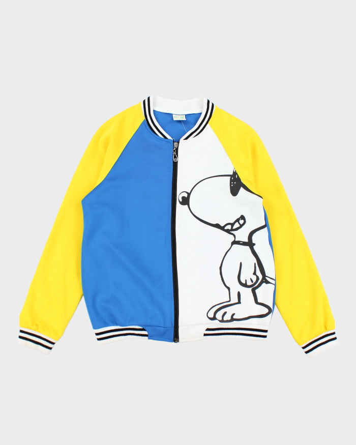 Vintage 90's Snoopy Graphic Track Jacket - S