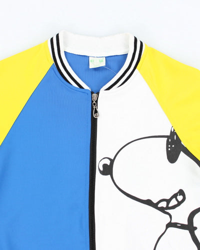 Vintage 90's Snoopy Graphic Track Jacket - S