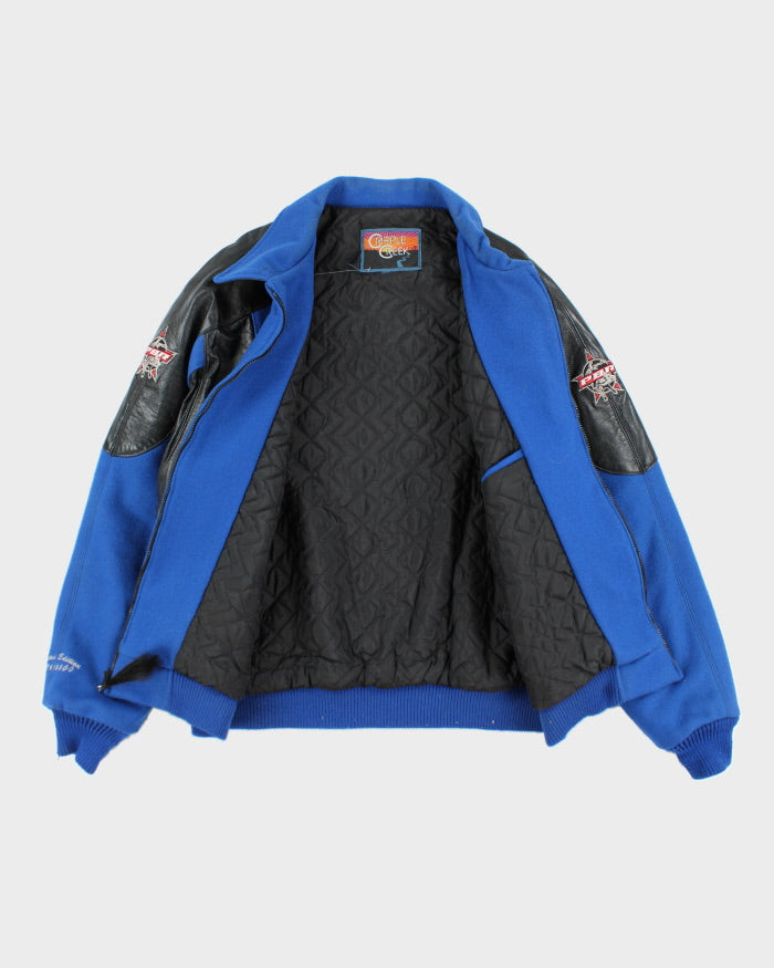 Vintage 90's PBR Heavyweight Embroidered Varsity Jacket - XL