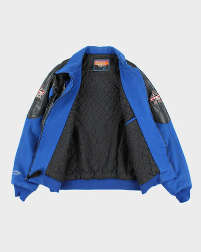 Vintage 90's PBR Heavyweight Embroidered Varsity Jacket - XL