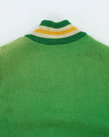 Vintage 70's Embroidered Patched Heavyweight Varsity Jacket - L