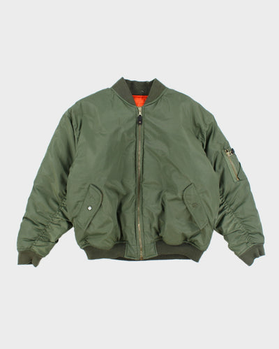 Vintage 90's Sierra Pacific Lined Flight Jacket - L