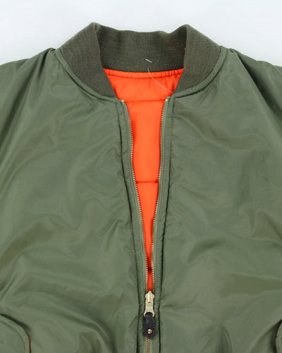 Vintage 90's Sierra Pacific Lined Flight Jacket - L