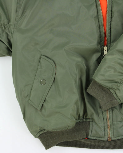 Vintage 90's Sierra Pacific Lined Flight Jacket - L