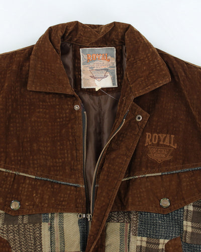 Vintage 80's Two Tone Lined Jacket - XL