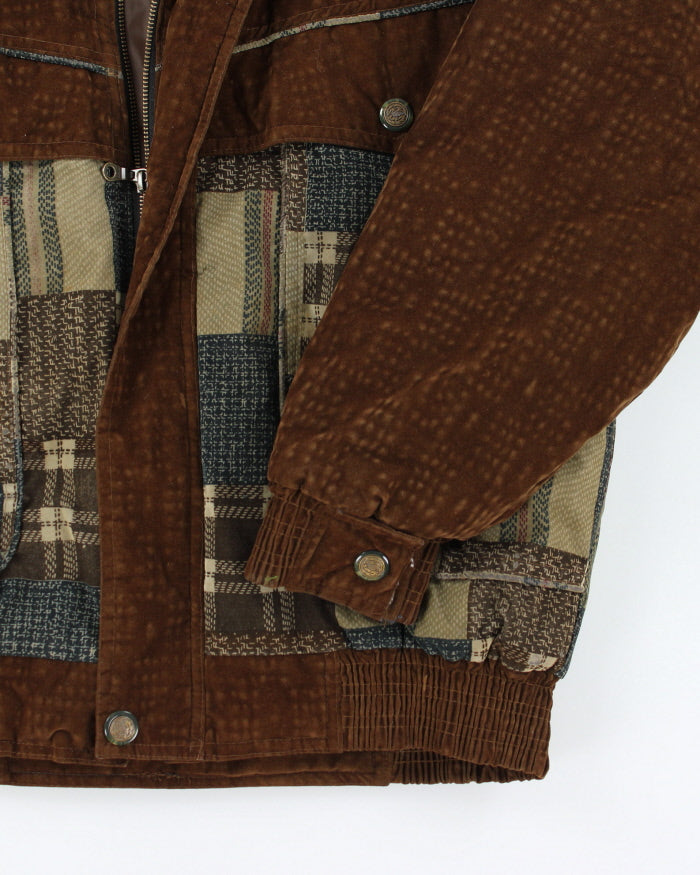 Vintage 80's Two Tone Lined Jacket - XL