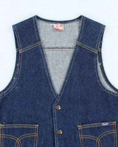 Vintage 70's GWG Denim Vest - XL