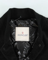 Moncler x Fragment Patched Leather Varsity Jacket - L