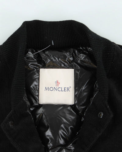 Moncler x Fragment Patched Leather Varsity Jacket - L