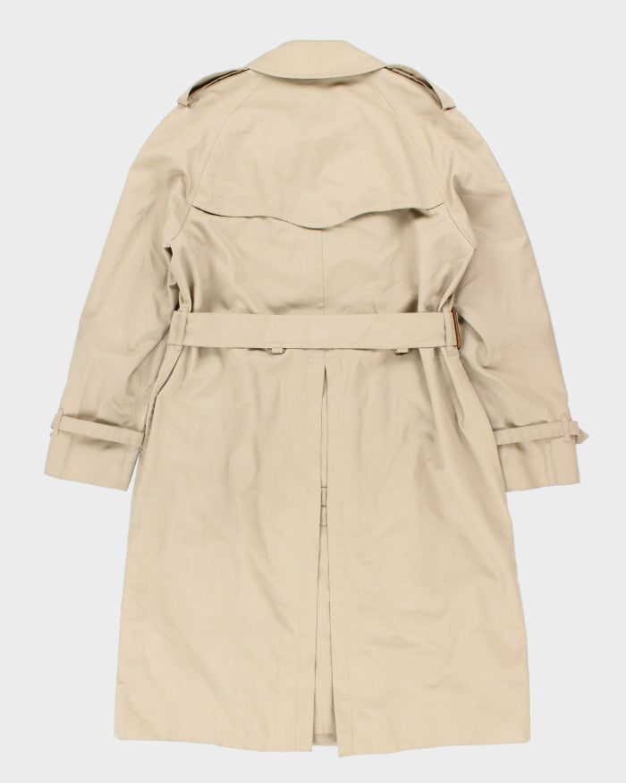 Vintage 90's Burberry Long Double Breasted Overcoat - L